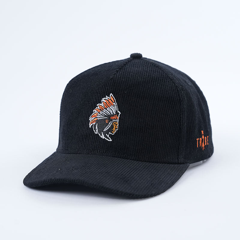 Big Chief Corduroy SnapBack - Black (Pre-Order)