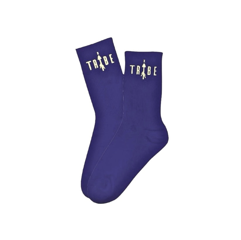 Tribe X Logo Socks - Navy