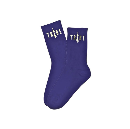 Tribe X Logo Socks - Navy