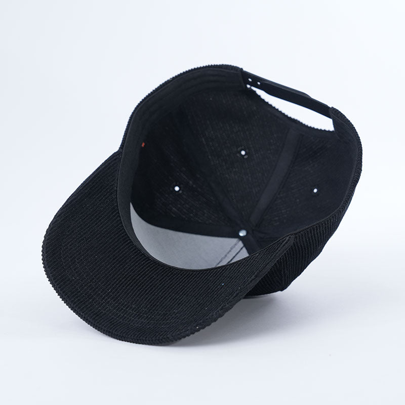 Big Chief Corduroy SnapBack - Black (Pre-Order)