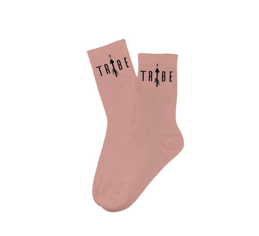 Tribe X Logo Socks - Dark Sand