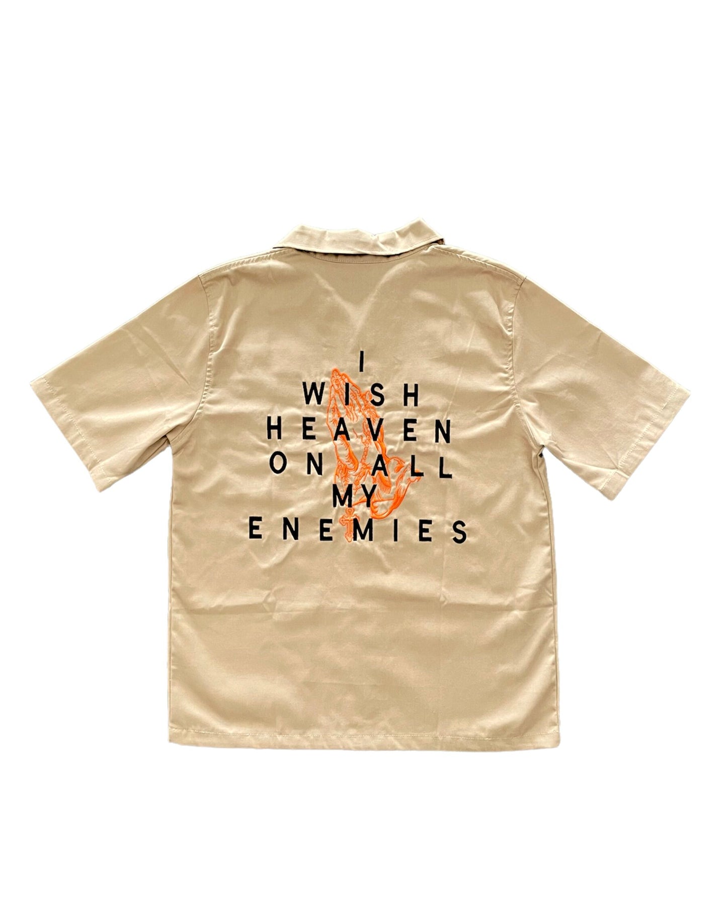 “I Wish Heaven” Button Up (Khaki)