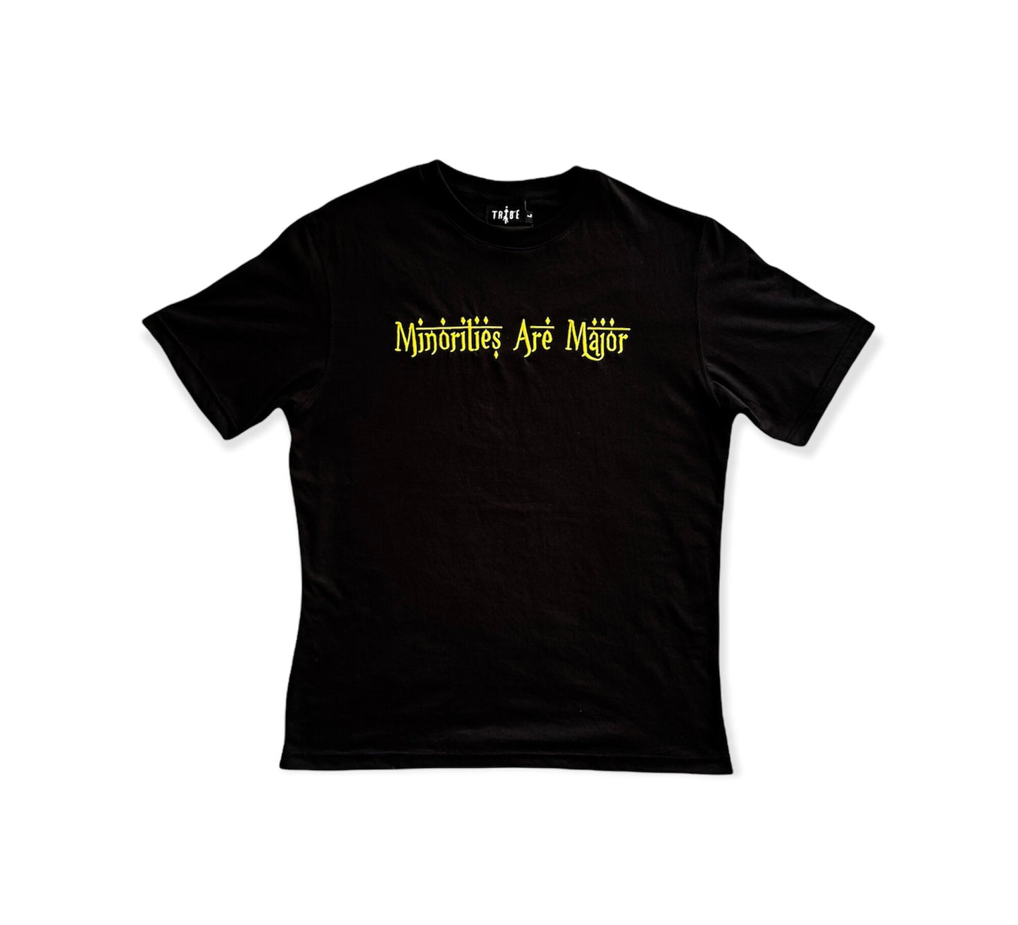“Minorities Are Major” Arabic Font Tee