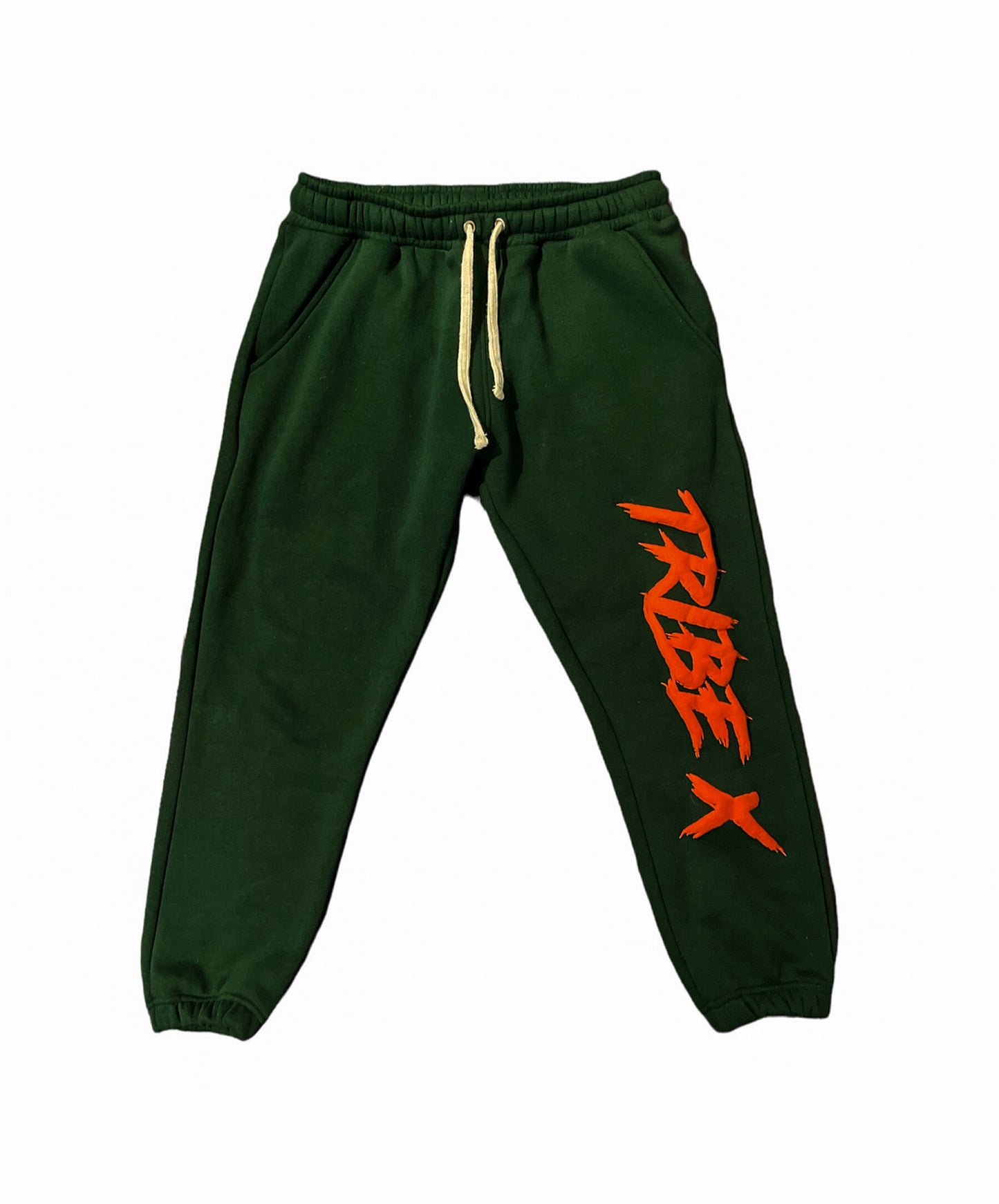 Cropped Logo Sweatpant - Green