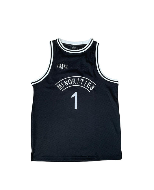 “Minorities Are Major” Basketball Jersey - Black