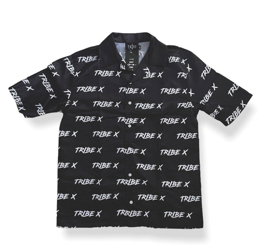 Alternate Logo Allover Print Shirt (Black)