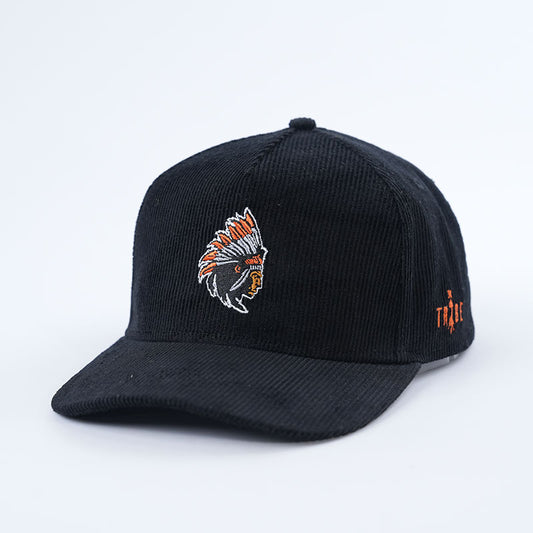 Big Chief Corduroy SnapBack - Black (Pre-Order)
