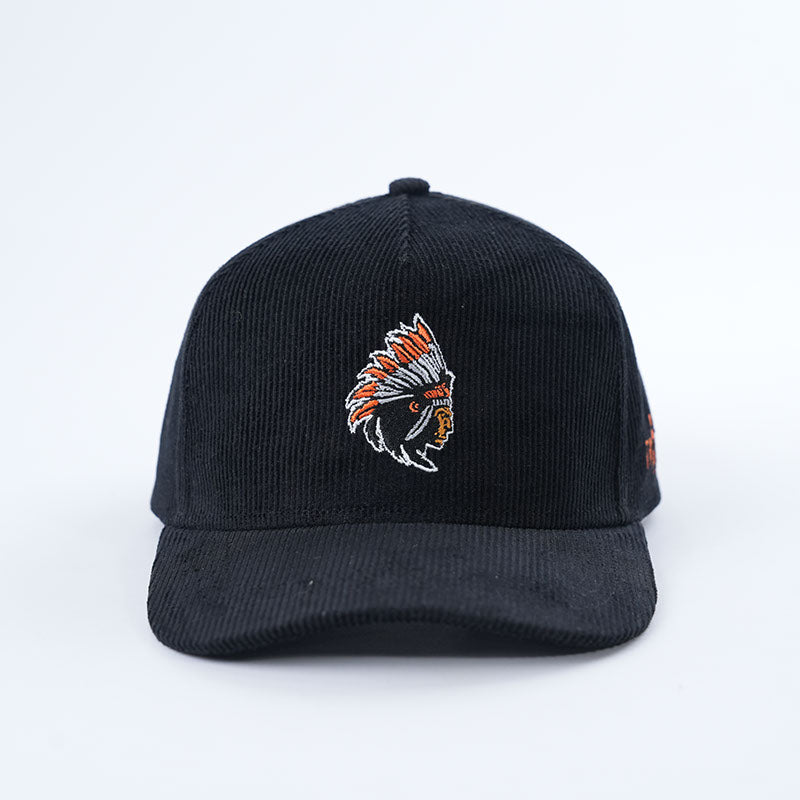 Big Chief Corduroy SnapBack - Black (Pre-Order)