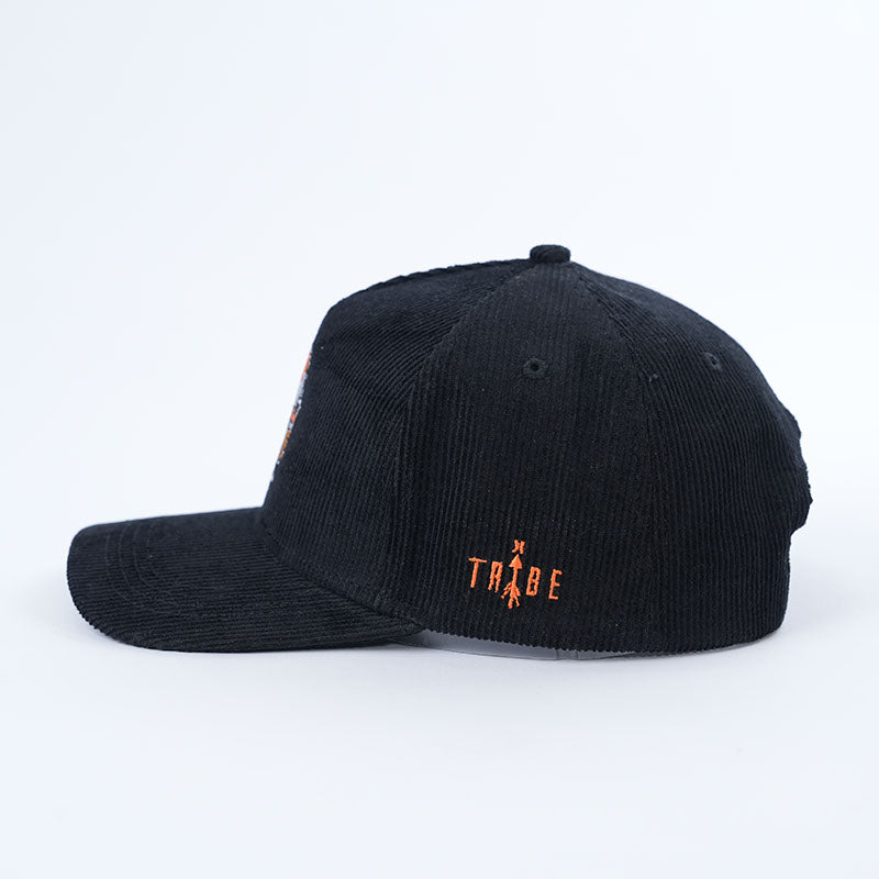 Big Chief Corduroy SnapBack - Black (Pre-Order)
