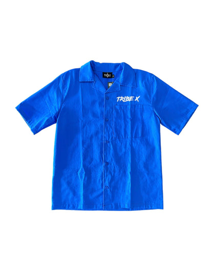 “I Wish Heaven” Button Up - Blue