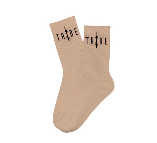 Tribe X Logo Socks - Sand