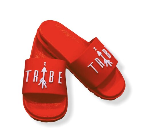 Raised Tribe X Logo Slide (RedTails)