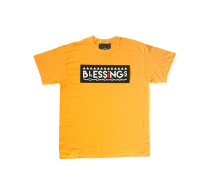 Yellow “Blessings” Tee