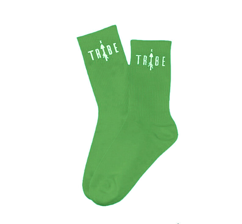 Tribe X Logo Socks - Celtic Green